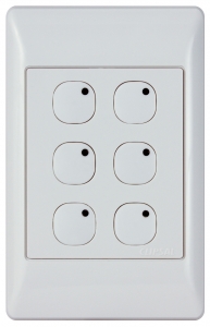 Omni-Bus 6-Button, Hardwired, White