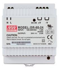 Leviton Omni-Bus Power Supply 2.5A DIN Rail Module