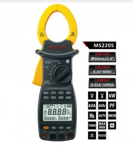 Mastech MS2205 3 Phase Power Clamp Meter Power Factor 