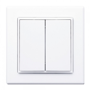 Leviton WSS0S-E2W 3 by 3 Dual Rocker Switch