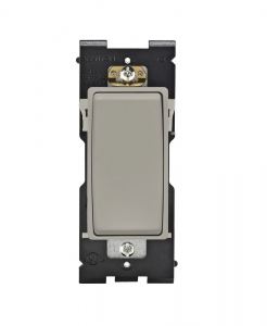 Leviton RE153-WS Renu Switch for 3-Way Applications, 15A-120/277VAC, Wood Smoke